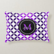 Weißes lila abstraktes Kreis-Muster