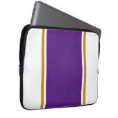 Weißes Lila Zentrum Pinacoteca comunale Pinacoteca Laptopschutzhülle (Vorne Rechts)