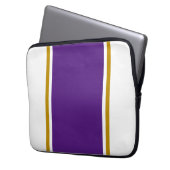 Weißes Lila Zentrum Pinacoteca comunale Pinacoteca Laptopschutzhülle (Vorderseite Links)