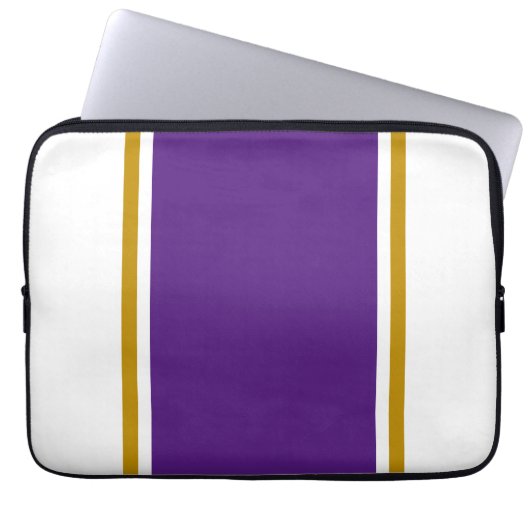 Weißes Lila Zentrum Pinacoteca comunale Pinacoteca Laptopschutzhülle (Vorderseite)