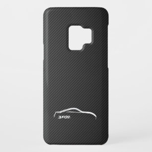 weißes Logo der Silhouette-350Z Case-Mate Samsung Galaxy S9 Hülle