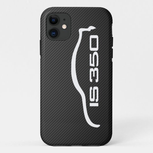 Weißes Logo der Silhouette-IS350 mit Case-Mate iPhone Hülle (Rückseite)