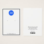 Weißes Logo für die Thick-Line-Grenze (Vorne & Hinten)