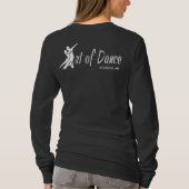 Weißes Logo - hinter u. vorder T-Shirt (Rückseite)