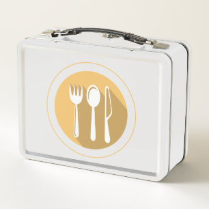 Weißes Lunchbox