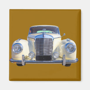 Weißes Luxus-Auto MERCEDES-BENZ 300 Magnet