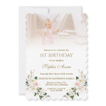 Weißes Magnolia Foto Girl