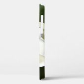 Weißes Magnolia Grüner Hintergrund Case-Mate iPhone Hülle (Rückseite / Links)