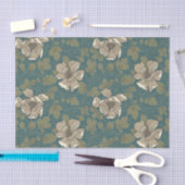 Weißes MagnolienSeidenpapier Seidenpapier (Handwerk)