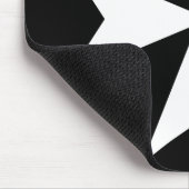 Weißes Malteser Kreuz Mousepad (Ecke)