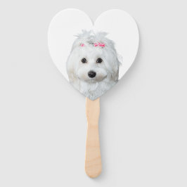 Weißes Maltesisches Süßesiegel Fächer