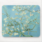 Weißes Mandelblüte von Vincent Van Gogh Mousepad (Vorne)