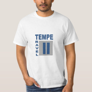 Weißes männliches T-Shirt TEMPE TRAVEL ARIZONA