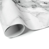 Weißes Marmor-Designpapier Geschenkpapier (Rolleneckpunkt)