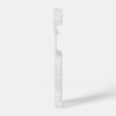 Weißes Marmor Plaster Stucco Gypsum Textur iPhone Hülle (Linke Seite)