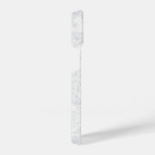 Weißes Marmor Plaster Stucco Gypsum Textur iPhone Hülle (Rechte Seite)