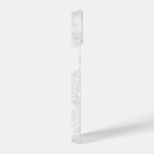 Weißes Marmor Plaster Stucco Gypsum Textur iPhone Hülle (Rechte Seite)