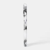 Weißes Marmordesign - iPhone 16 Hülle (Linke Seite)