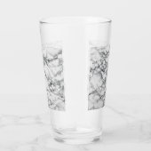 Weißes Marmorglas Glas (Rechts)