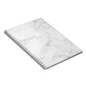 Weißes MarmorNotebook Notizblock (Rechte Seite)