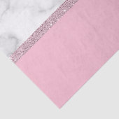 Weißes Marmorrosa des eleganten girly Seidenpapier (Ausschnitt)