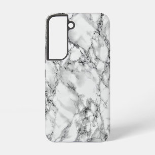 Weißes Marmorstein-Design Samsung Galaxy Hülle