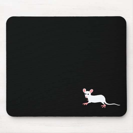weißes Mausmousepad Mousepad (Vorne)