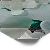 Weißes Meer Poster (Ecke)