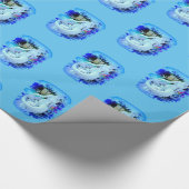 Weißes Meerjungfrau Sitzen Thunder_Cove Geschenkpapier (Ecke)