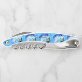 Weißes Meerjungfrau Sitzen Thunder_Cove Kellnermesser (Rückseite)