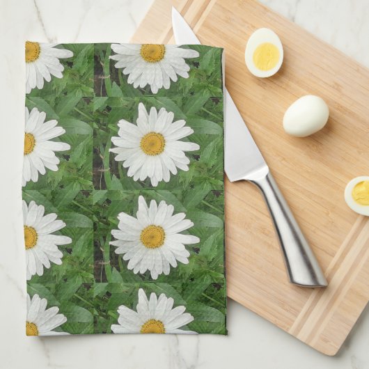 Weißes Milchteetuch Geschirrtuch (Viertel Falte)