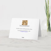 Weißes Mini-Kürbis mit orangefarbenen und grünen A Karte (Rückseite)