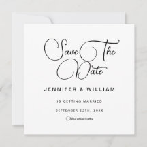 Weißes Minimalistisch Einfaches Elegantes Design