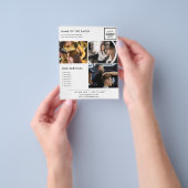 Weißes Minimalistisches Marketing Foto Flyer für S (Gruppe)