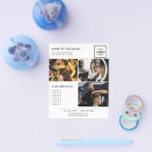 Weißes Minimalistisches Marketing Foto Flyer für S (Einzeln)