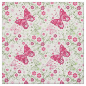 Weißes mit Blumenmuster Stoff (Muster)