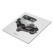 Weißes Modell A Fliese (Seite)