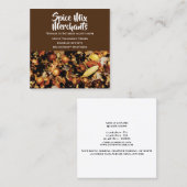 Weißes modernes Chic des Quadratische Visitenkarte (Vorne/Hinten)