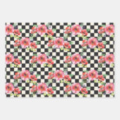 Weißes Mohnwabpapier, Set 3 Geschenkpapier Set (Vorderseite)