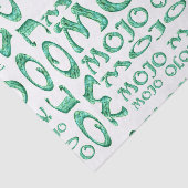 Weißes Mojo-Papier Seidenpapier (Ausschnitt)