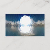 Weißes Mondsteigen Visitenkarte (Vorderseite)