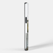 Weißes Monogramm 3 Foto Case-Mate iPhone Hülle (Rückseite / Rechts)