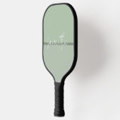 Weißes Monogramm Pickleball Schläger (Links)