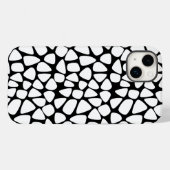 Weißes Mosaik Case-Mate iPhone Hülle (Rückseite (Horizontal))