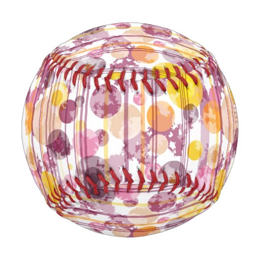 Weißes Muster Baseball (Vorderseite)