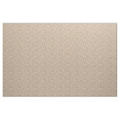Weißes Muster für den Wunschknochen Taupe Stoff (Yard (91,4 cm))