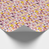 Weißes Muster Geschenkpapier (Ecke)