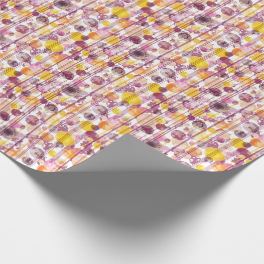 Weißes Muster Geschenkpapier (Ecke)