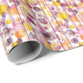 Weißes Muster Geschenkpapier (Rolleneckpunkt)