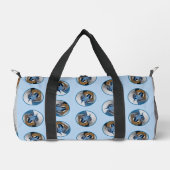 Weißes Nackthatch-Flying Original-Foto Duffle Bag (Vorderseite)